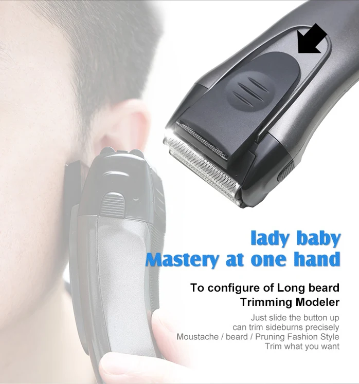 easy male beard shaver kit electric clippers trimmer cutting short cut pro adjustable length
