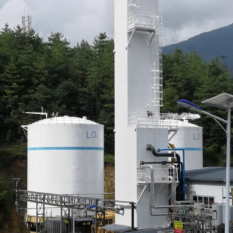 AZBEL Cryogenic Skid Mounted Air Separation Unit To Produce Liquid Nitrogen, Oxygen