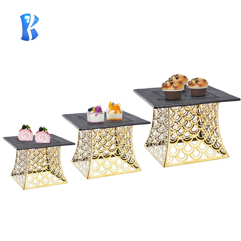 OKEY hot selling best price stainless steel modern style buffet fruit  display stand