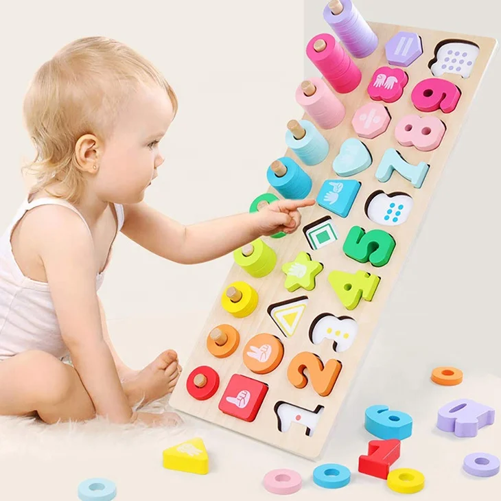 Wholesale custom montessori green boards math manipulatives game for children