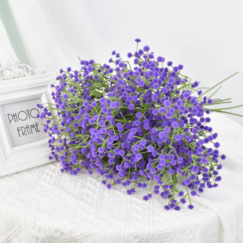 108-Head Simulated Gypsophila for Wedding Hall Scene Popular Artificial Flowers Foreign Trade  Flower Manufacturer Wholesale