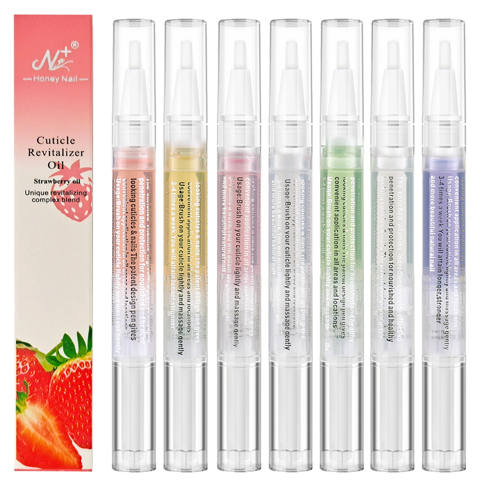 Wholesale Custom Nail Cuticle Oil Pen Private Label Fruity Smell Nail Revitalizing Nutrition Oil Pen Cuticle Revitalizer Oil Pen