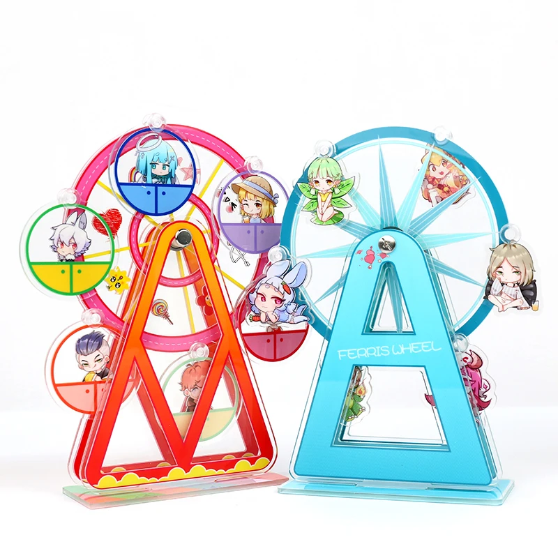 Eco-Friendly Printed Transparent Resin Frames Acrylic Ferris Wheel