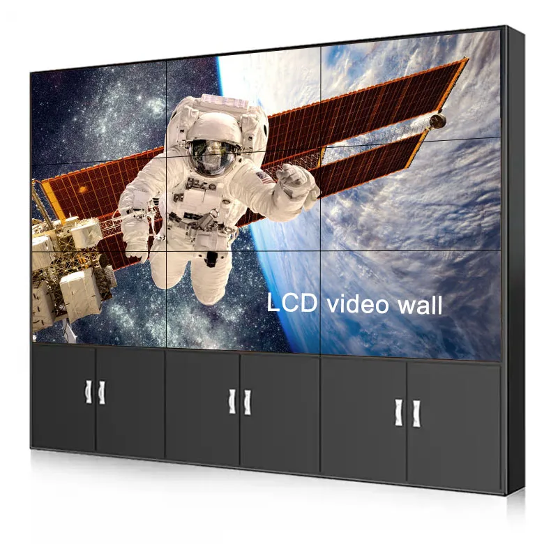 4k Smart Screen 49 Inch 2*2 3*3 Ultra Narrow Bezel Splicing Screen Indoor Digital Signage Advertising Display Lcd Video Wall