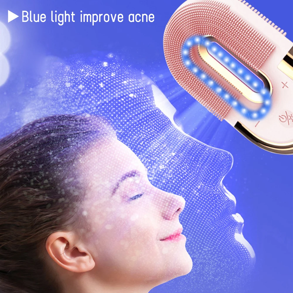Wholesale Skin Care Multi-function Mini Handset Beauty Tools Facial Machine Electric Facial Cleansing Brush