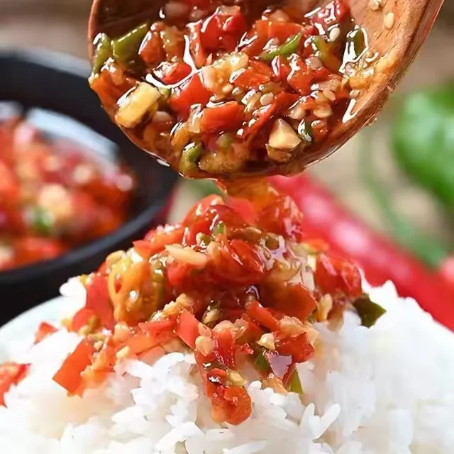 Color Pepper chili Sauce Seasoning  Instant Food Rice Pasta Condiments fresh  pepper sauce seasoning 180g