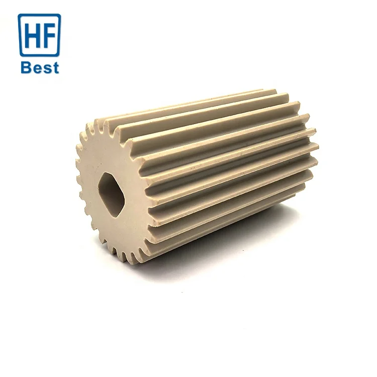 Guangzhou Gear PEEK Materials Plastic injection molding PEEK profile Gear steering gear
