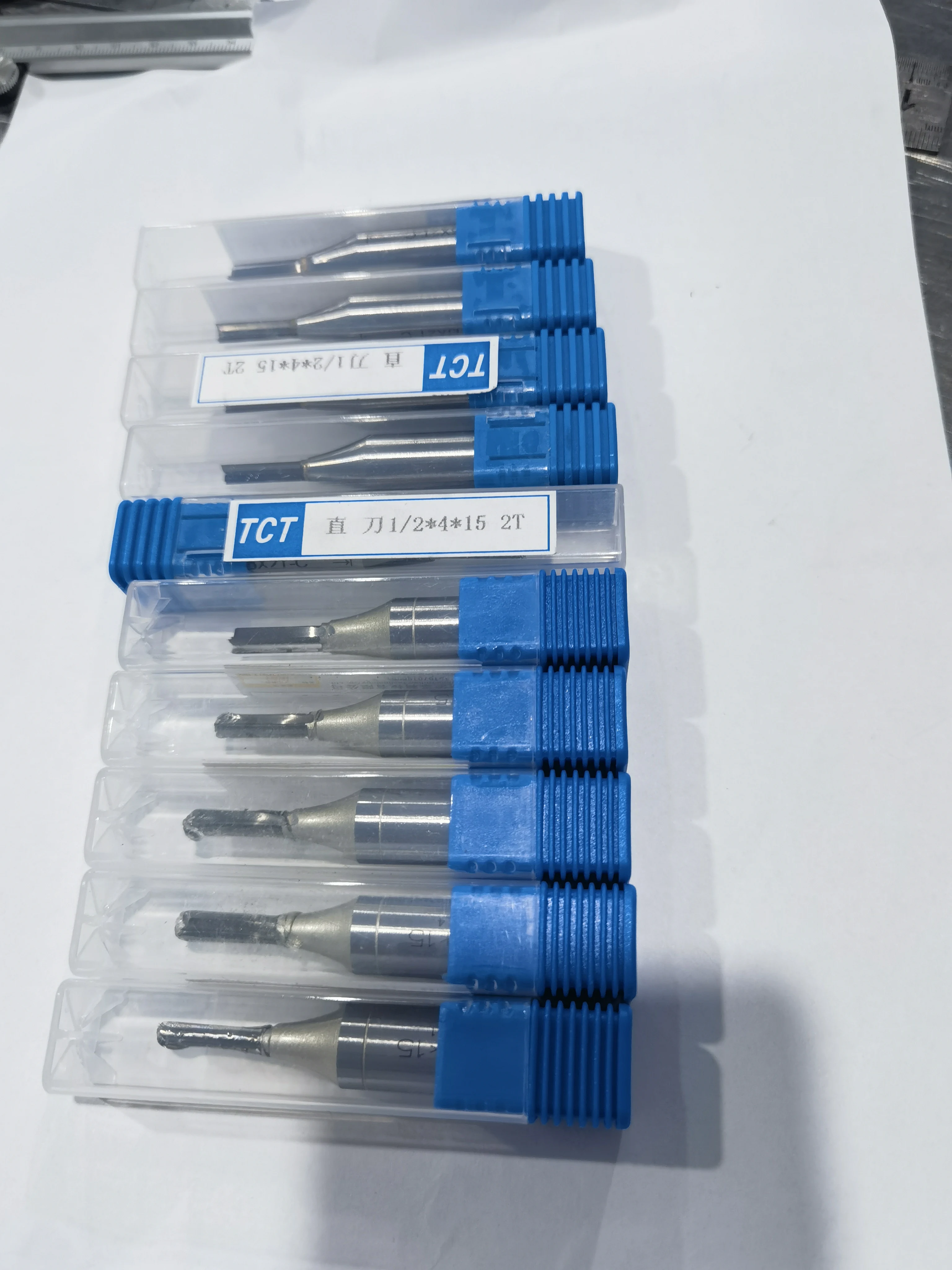 Фреза для фрезерного станка с ЧПУ твердосплавная фреза прямая по дереву 1/2 и 1/4 хвостовик