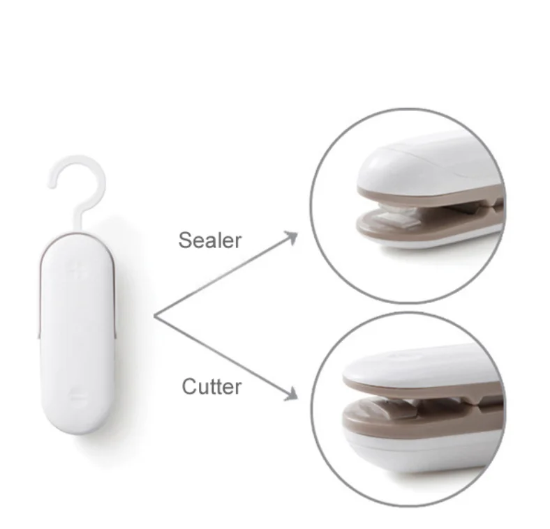 
Portable plastic mini bag i heat sealer food machine and cutter 