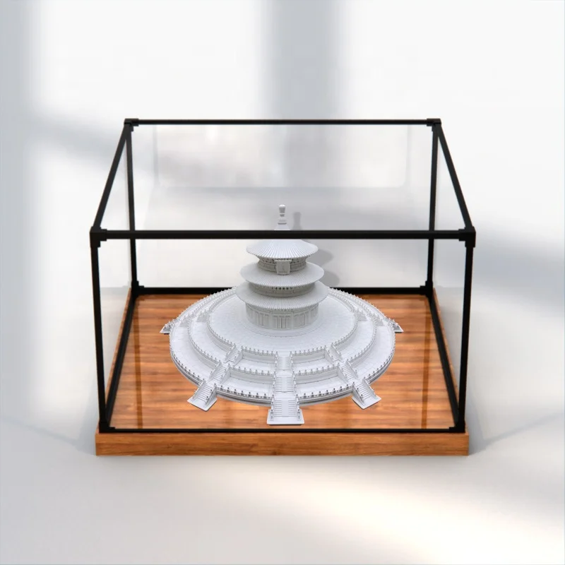 Display Case for Collectibles Assemble Clear Acrylic Box Alternative Glass Case for home and kitchen