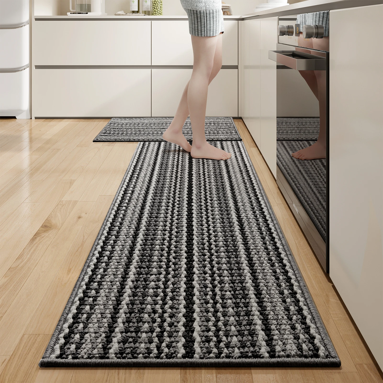 Polypropylene Printed cheap oil proof Kitchen door rug carpet Non-Skid Anti-slip non-slip rubber Floor Kitchen Mat