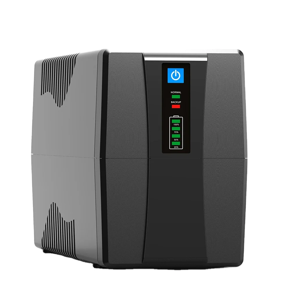 Mini PC 220V Home UPS CPU Controlled PMW Wide Voltage Range Line interactive 1 Kva UPS