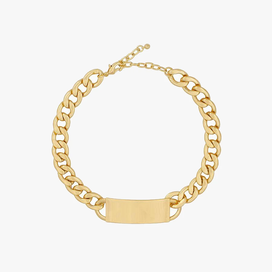 Custom Personalized Logo Stainless Steel Charm Cuban Chain Choker Pendant Necklace With Wholesale Price
