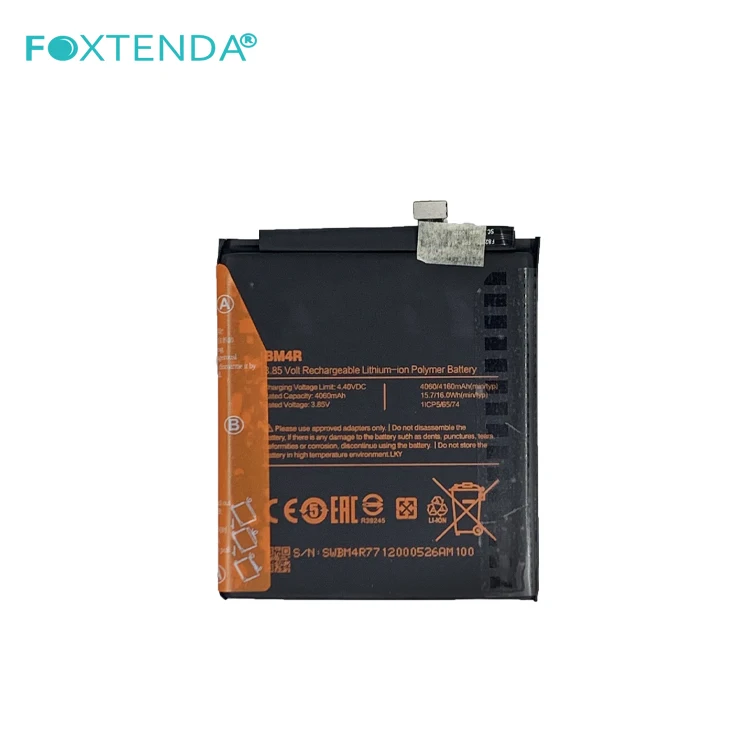 high quality original full mah BM4R 4060mAh weight 53.8g Rechargeable Li-ion Polymer battery for MI 10 lite 5G BM4R