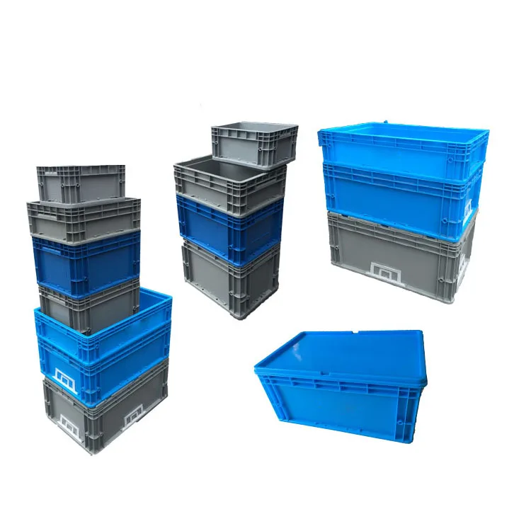 Hot selling plastic crates stackable turnover eu standard automobile accessories plastic box
