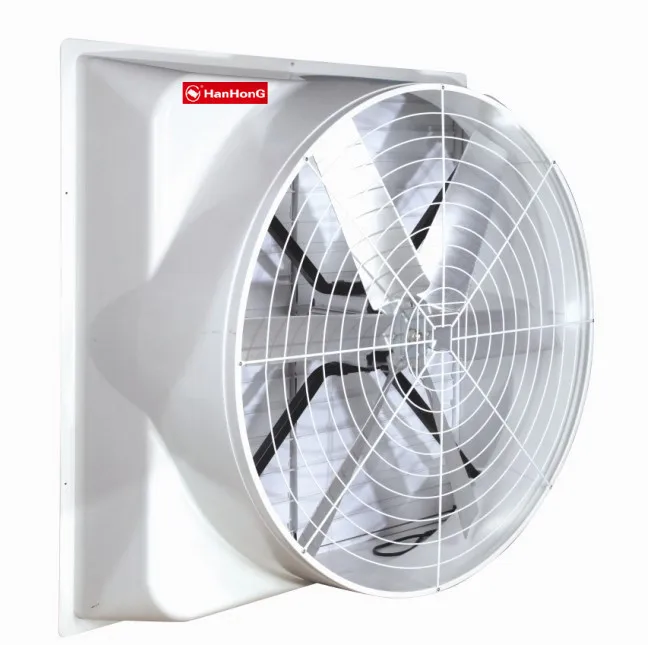 Вытяжной вентилятор из армированного стекловолокна, 55 дюймов, охлаждающее вентиляционное оборудование для домашней птицы