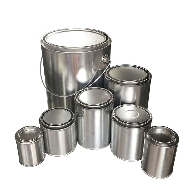 
SGS wholesale mini empty round metal paint tin cans with lid and handle for paint and candles 