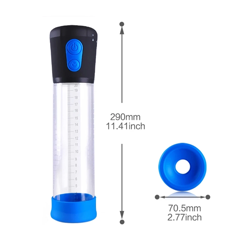 Male Penis Enlargement Vacuum Pump Cock Growth Electric Penis Pump for Men Enlarger Stretcher Male Penis Extender