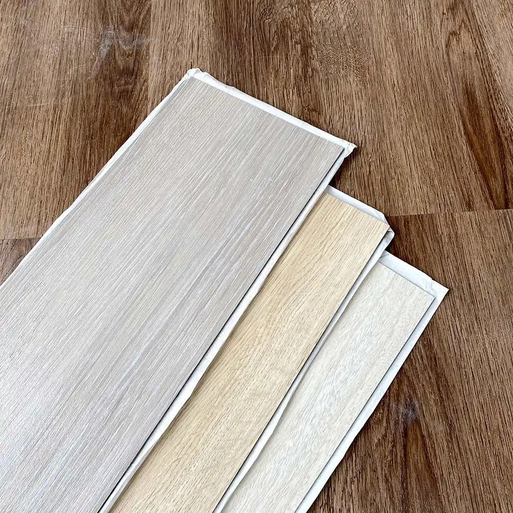 Cheap Wholesale waterproof bathroom floor plastic tiles pvc adhesive vinyl plank floor flexible flooring