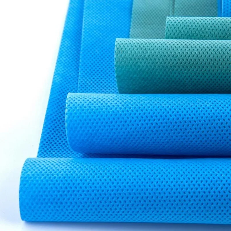 China Manufacturer SMS Spunbond  Non Woven Medical Gown Fabric