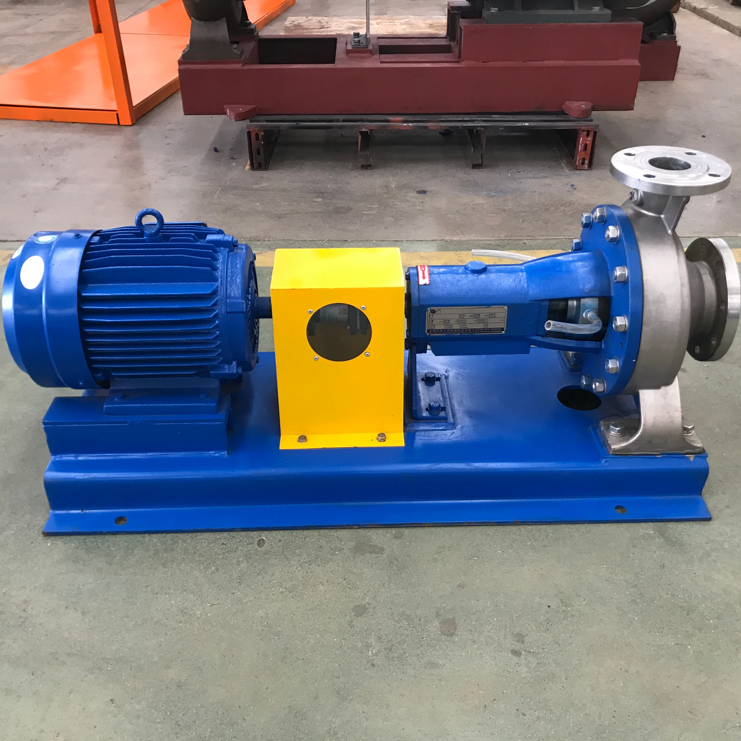 Горизонтальный концевой всасывающий центробежный насос высокого давления химической промышленности технологический насос