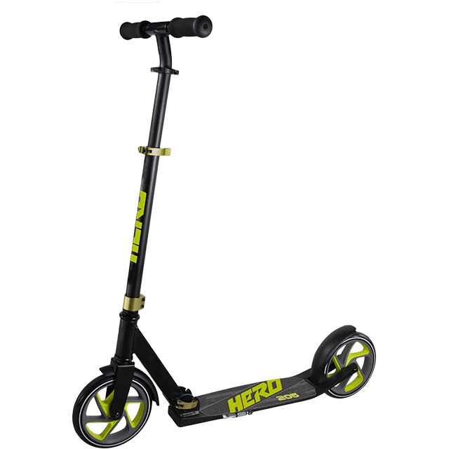 EN14619 Certified Double-Suspension Full-Aluminum Foldable Kick Scooter for Adult Youngster 200mm Wheel