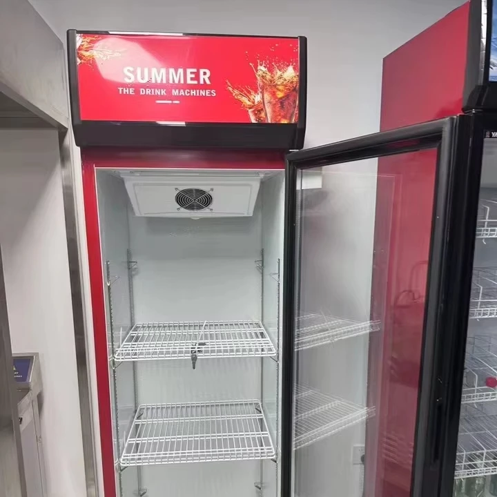 105l Небольшой Вертикальный холодильник вертикальный стеклянный дверной морозильник дисплей для напитков Кола ресторана коммерческий