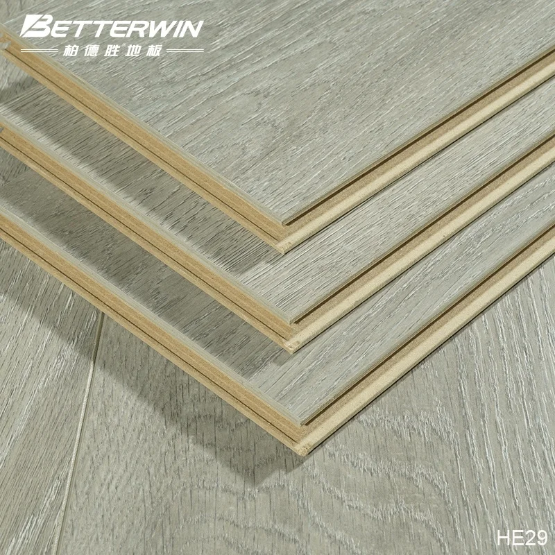 High quality wholesale german V Groove 8mm hdf laminated floor