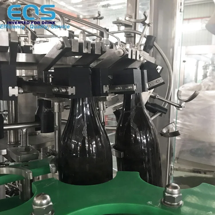 Automatic Linear Type Wine Bottling Line Champagne Wine Corking Machine