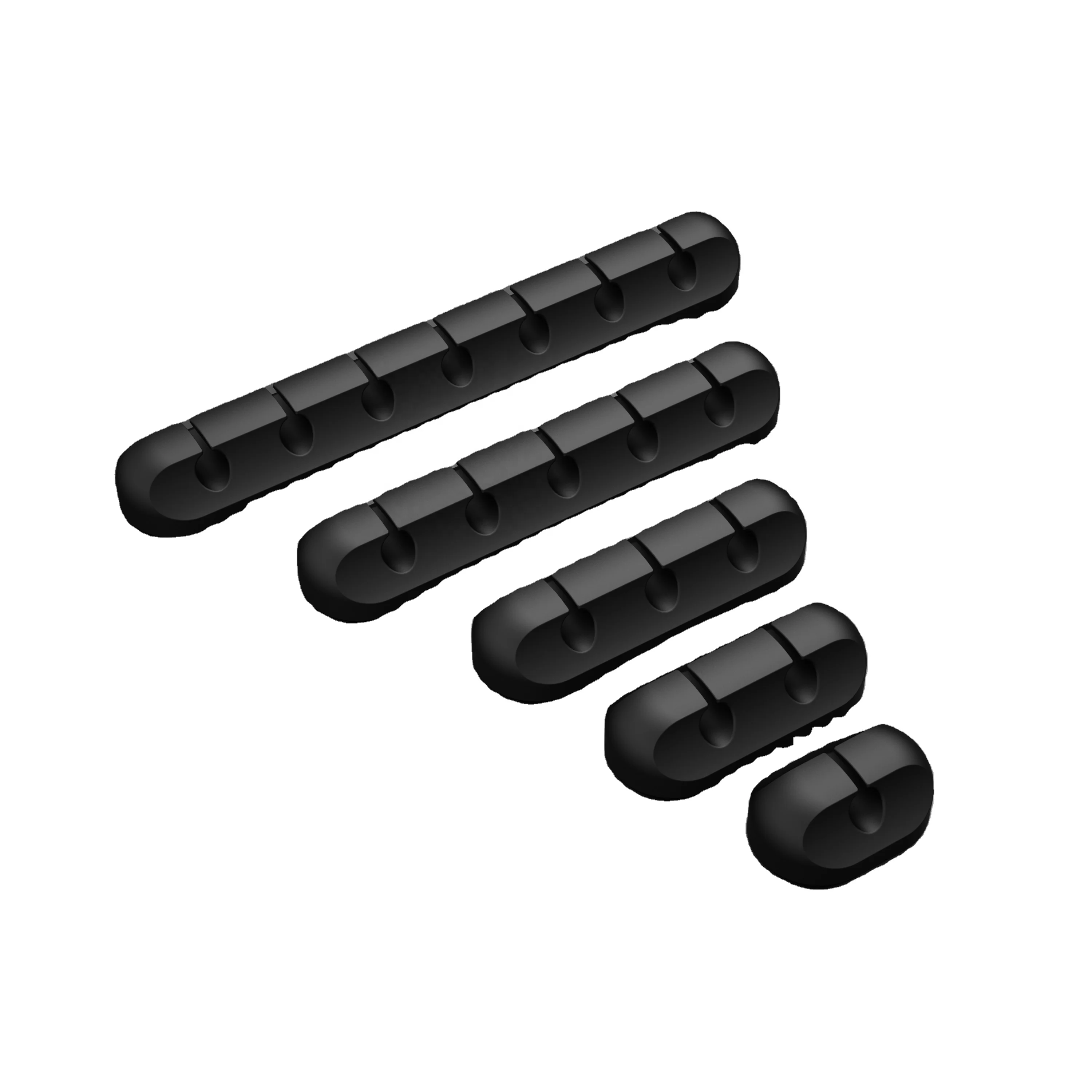 Silicone Cable Tidy Clips Multi usb Cable Wire Clips Colorful Cable Management Clip