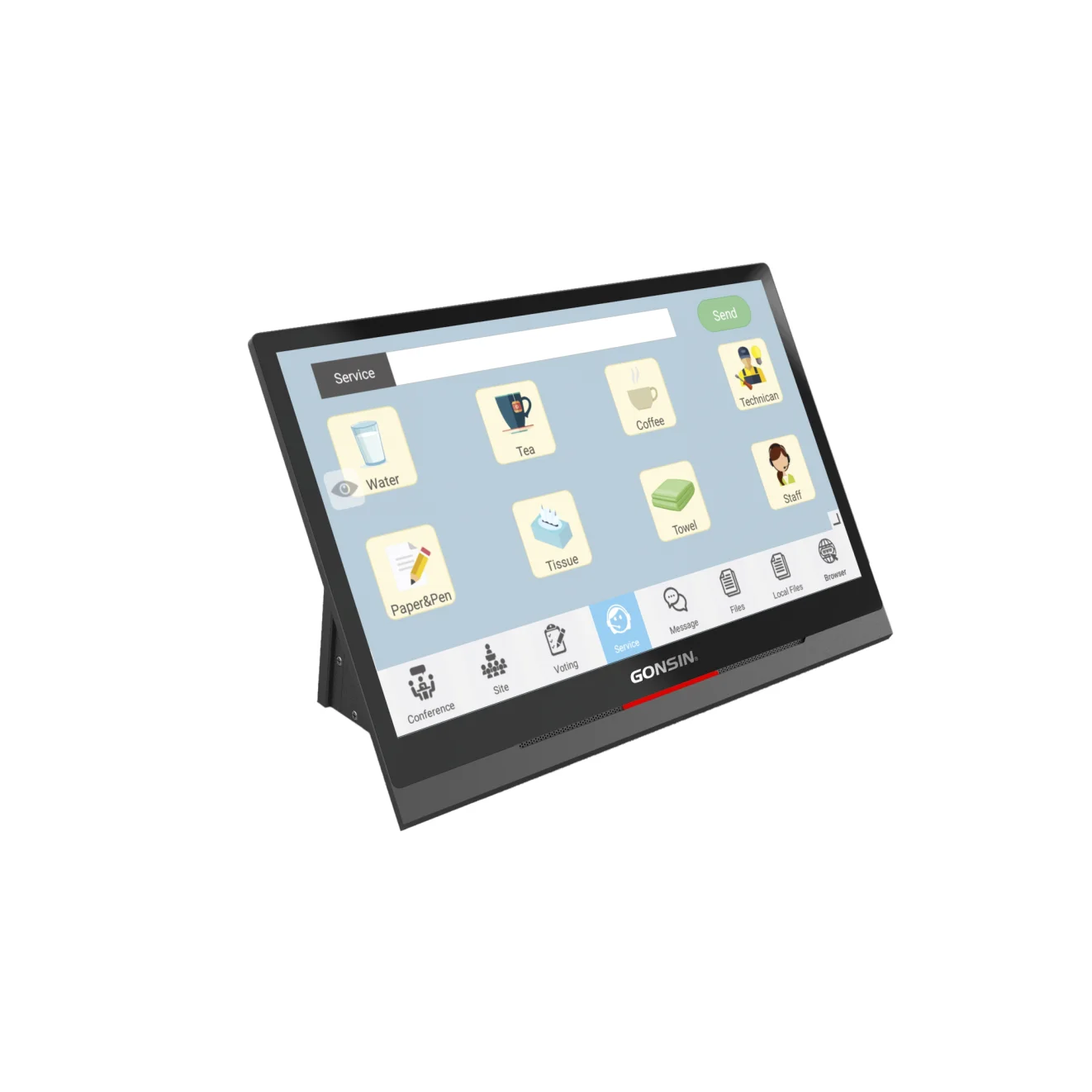 paperless meeting room conference system pop up hidden computer lcd desk tv monitor motorized lift mechanism