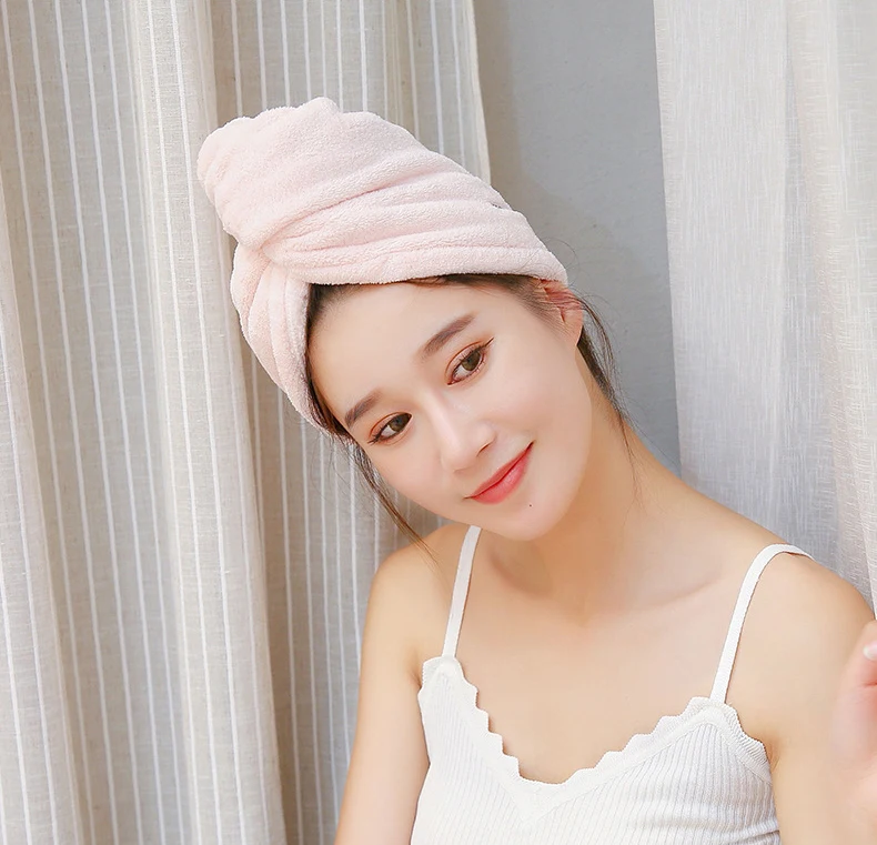 Best Selling Microfiber Hair Wrap Towel Super Absorb Water Quick Dry Soft Comfortable for Adults Salon Use with Custom Logo