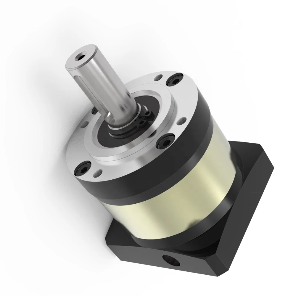 60 mm round flange double reduction planetary gearbox with 20:1 ratio