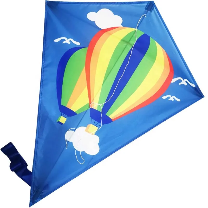 Easy flying kids kite Diamond rainbow  kite for promotional