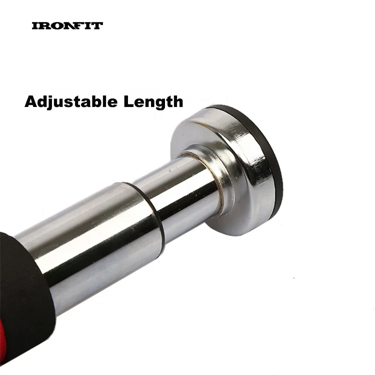 Оптовая продажа, стальная легкая Регулируемая подтягивающая штанга для тренажерного зала, домашних тренировок
