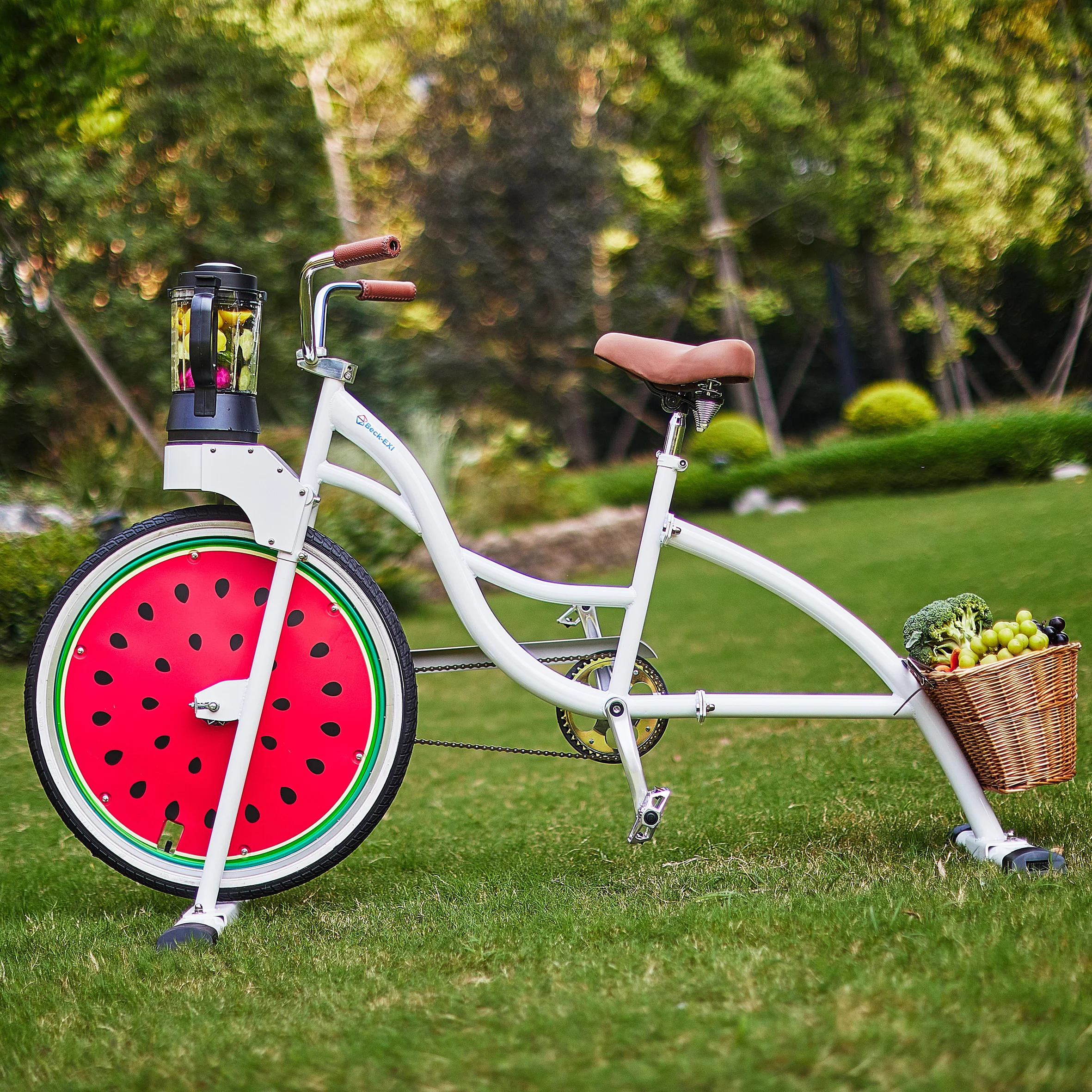 EXI new orange juice machine extractor for fruit and vegetable machine cruiser smoothies blender bike for entertainment party