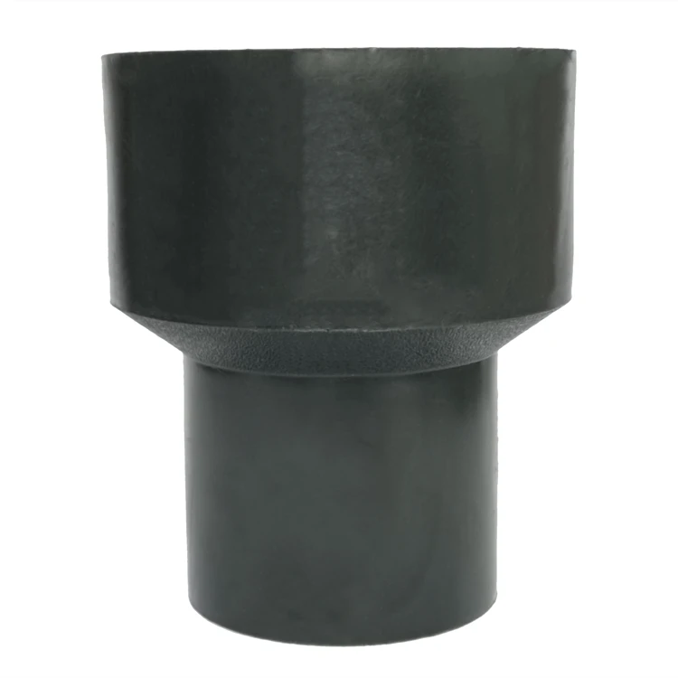ISO Standard DN200*110mm HDPE Reducing Coupler for Mining PE100