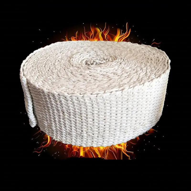  New High Quality Wholesale Price Square Braided Ceramic Fiber Woven Tape For Fire