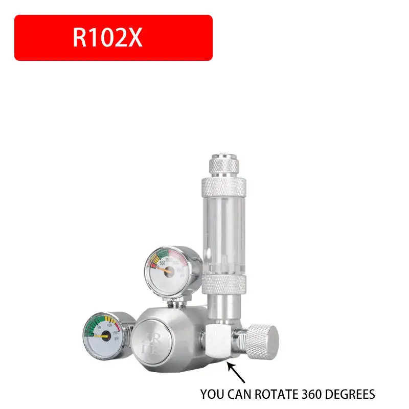 Excellent Quality ZRDR R102X Mini Single Meter Valve Regulator Aquarium Co2 Pressure-Reducing Valve