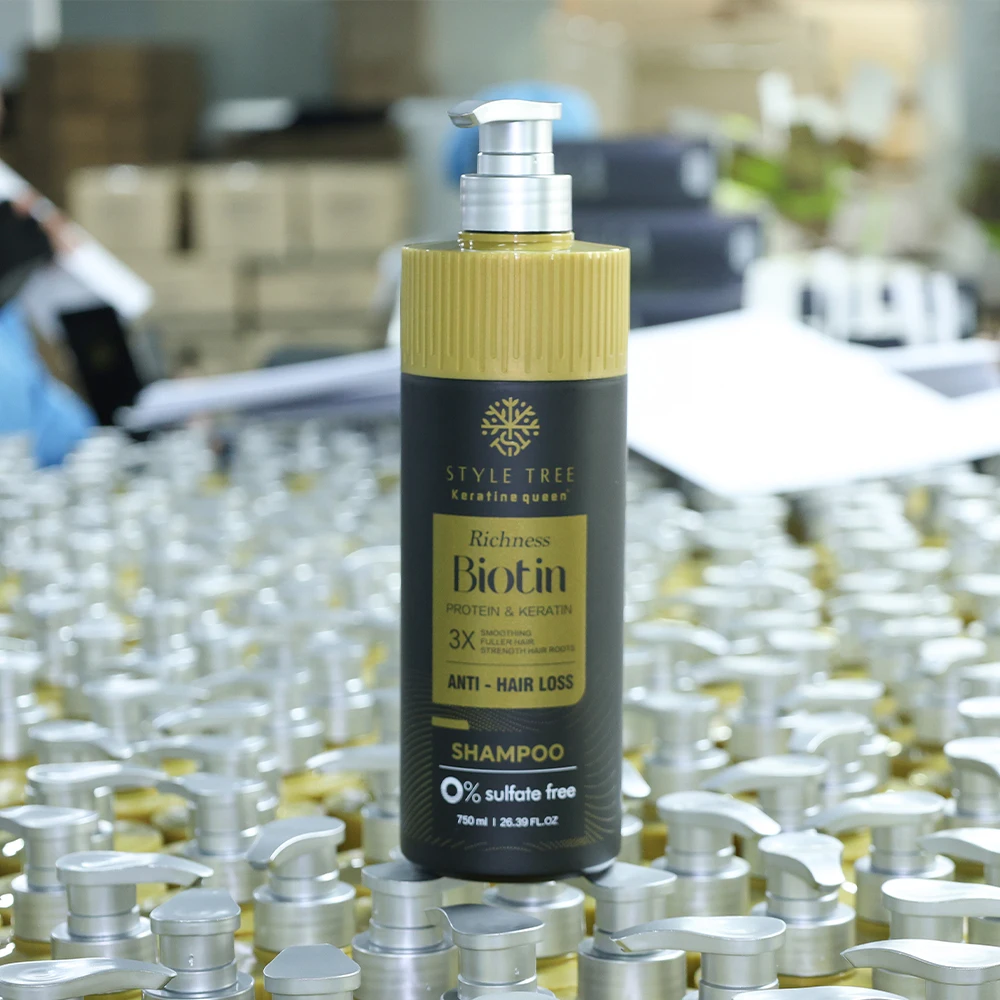 3X Hair Treatment Shampoo 750ml Anti Hair Loss Shampoo Repairing Shampoo for Damaged Hair