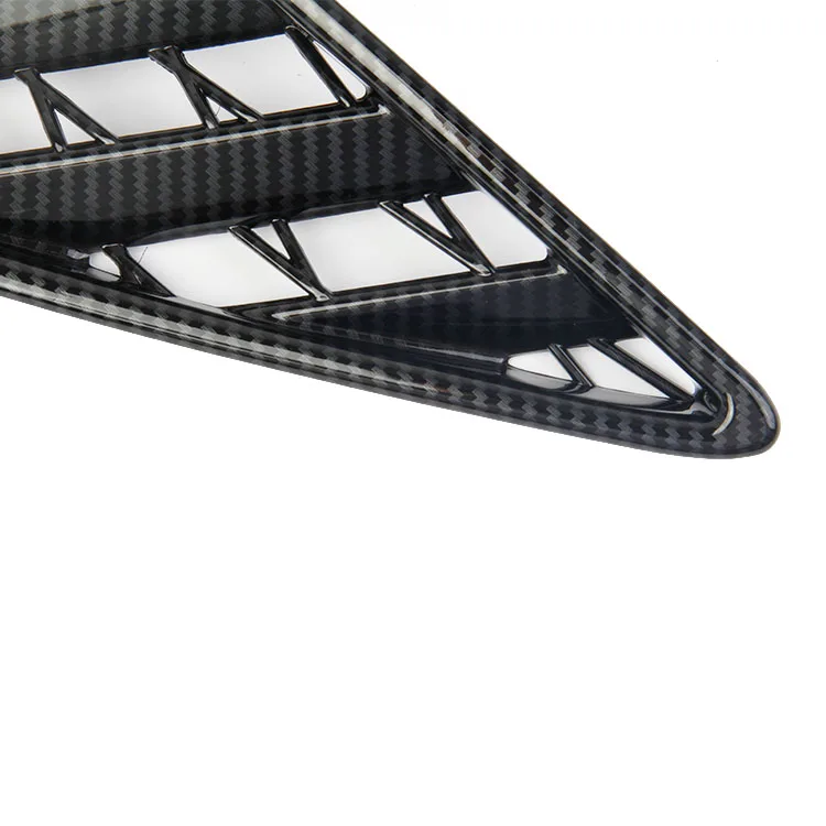 Carbon Fiber Look Cover Trims Rear Side Body Vent for 2014-2018 Corvette C7 car accessories