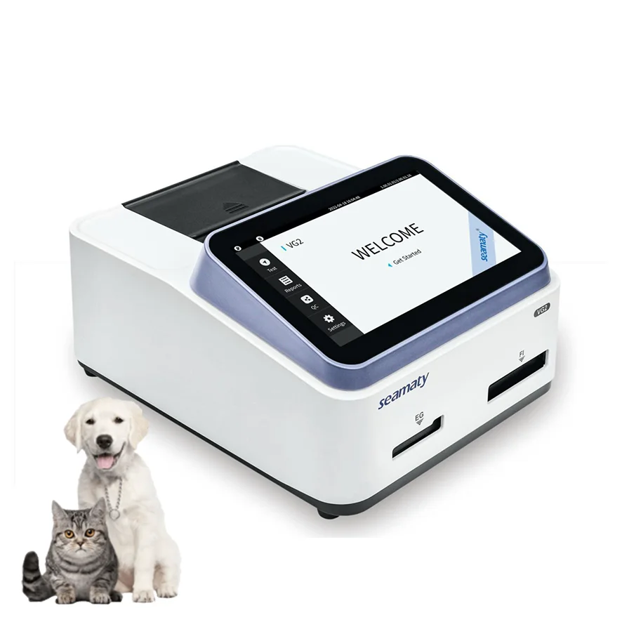 Seamaty VG2 Vet Blood Gas Immunoassay Analyzer Portable Blood Gas Analyzer Veterinary Electrolyte Immunoassay System