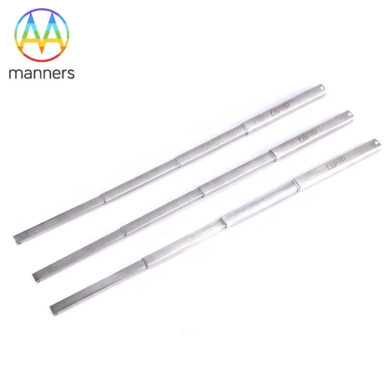 Customized stainless steel square telescopic tube as selfie stick