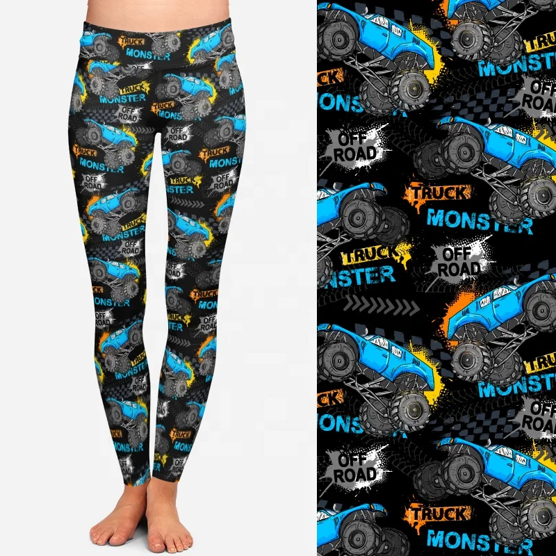 Dog puppy slogans printed leggings Women High yoga waist buttery soft 92% polyester 8% spandex leggings for women