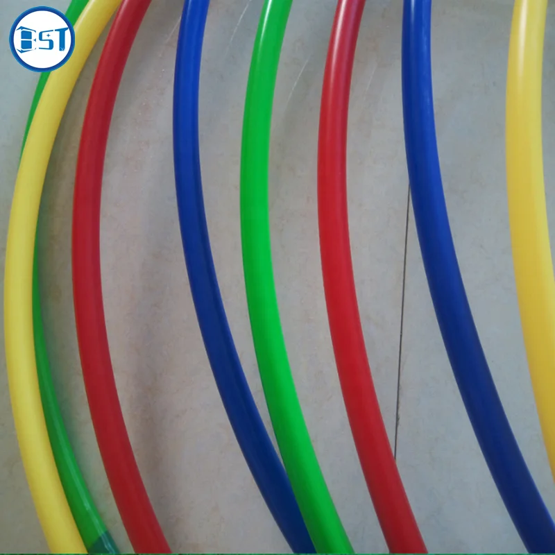 Workout Ring Exercise Fitness Gym Equipment Adult Waist Hoop tubes 3/4 inches coloured Polypropylene plastic tubing for Hula