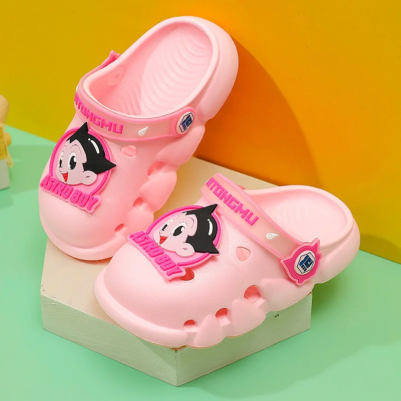 
2021 Unisex Summer Garden Shoes Cartoon Cute Eva Children Clogs Kids Beach Garden Sandals dropshipping Clogs for Children 