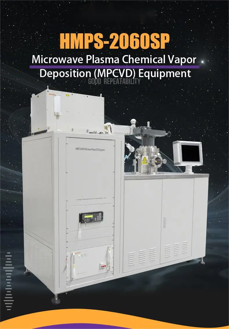 2450MHz 6Kw microwave plasma chemical vapor deposition (MPCVD) Equipment