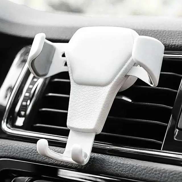 hot selling funny phone holder customized logo gravity car mount holder air vent fix for mobile phone