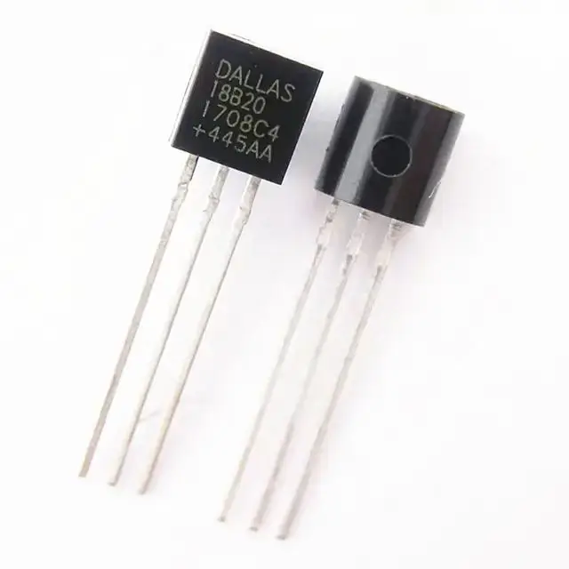 Integrated Circuits Temperature Sensor Chip TO92 DS18B20+ ICs Electronic Components