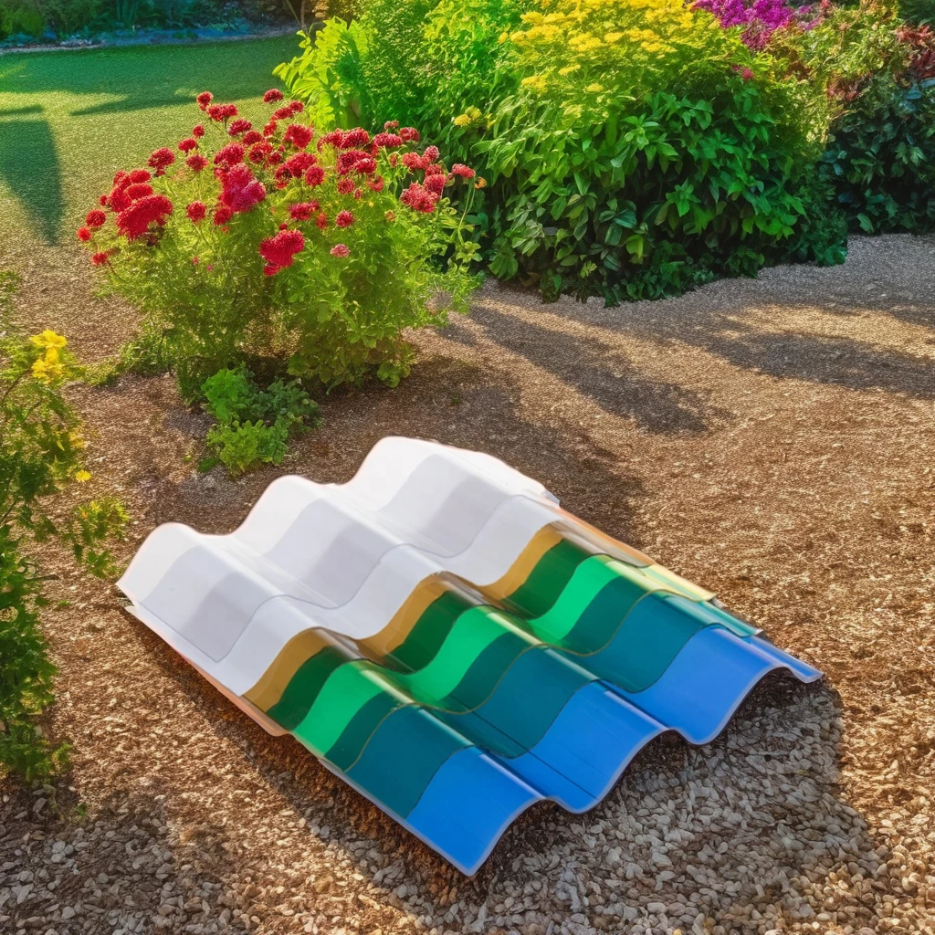 Transparent Panel Greenhouse Polycarbon Corrugated Polycarbonate Panel Cover Plastic Wave Sheets 4x8